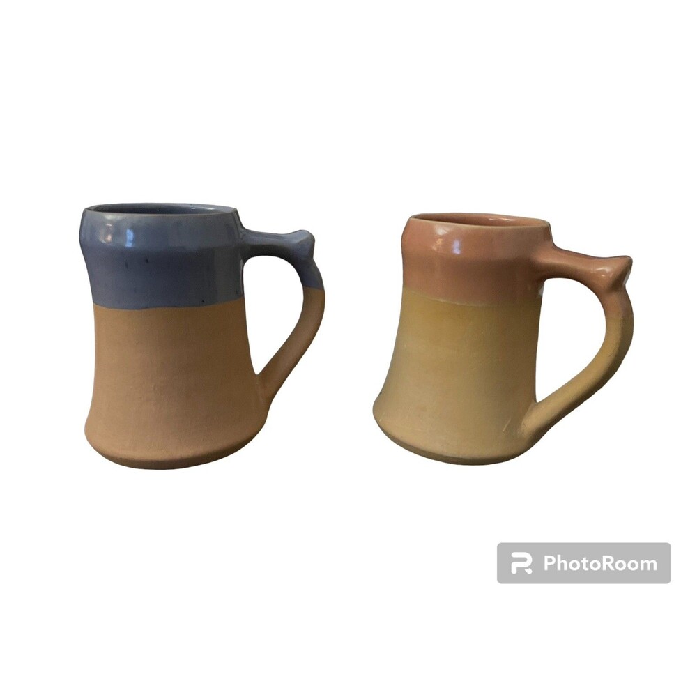 Handmade Ceramic Mug-Lot Of 2